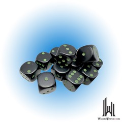 OPAQUE 12D6 BLACK/GREEN 16MM